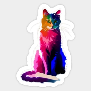 Rainbow Cat Sticker